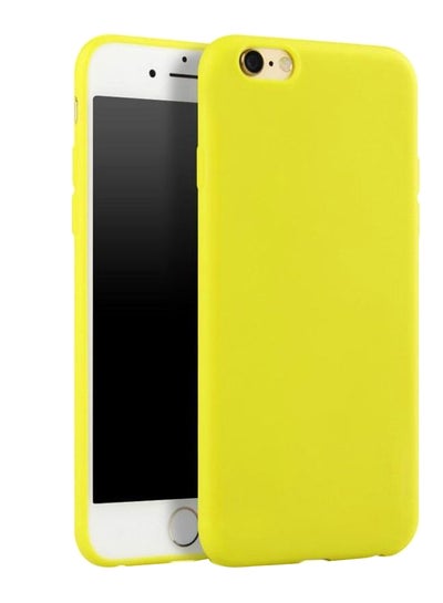 Buy Protective Case Cover For Apple iPhone 7 Yellow in Saudi Arabia