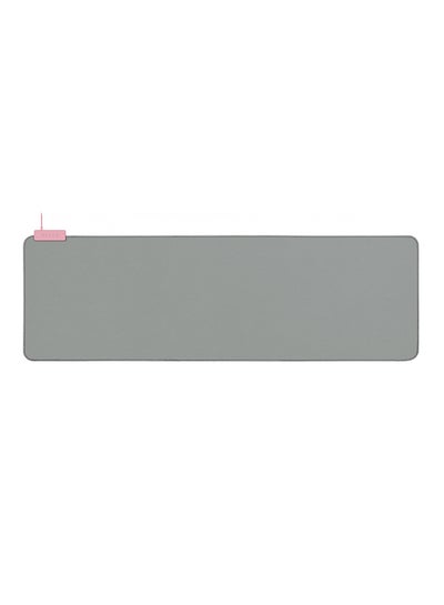 Buy Goliathus Extended Chroma Gaming Mouse Pad: Customizable Chroma RGB Lighting - Soft, Cloth Material - Balanced Control & Speed - Non-Slip Rubber Base - Quartz Pink Grey in Saudi Arabia