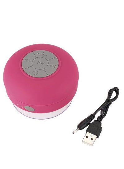 Buy Bluetooth Wireless Waterproof Speaker White/Grey/Pink in UAE