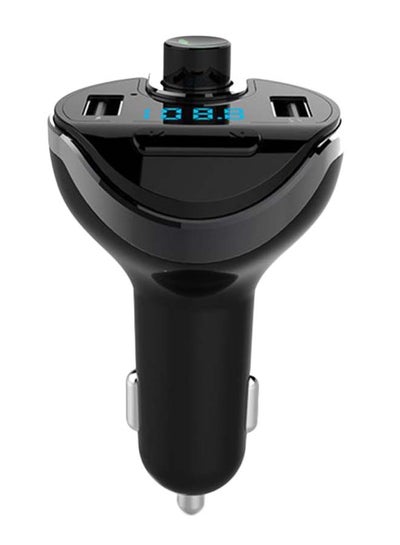 Buy Bluetooth Wireless FM Radio Transmitter Player XD92500 Black in Saudi Arabia