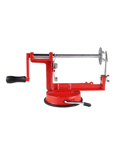 Buy Spiral Potato Slicer Red/Silver in UAE