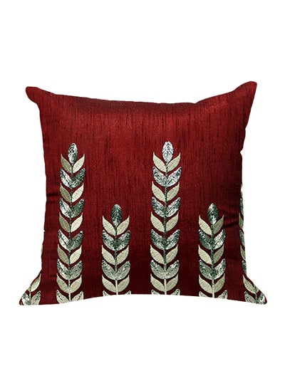 Buy Decorative Pillow Maroon 40x40cm in UAE