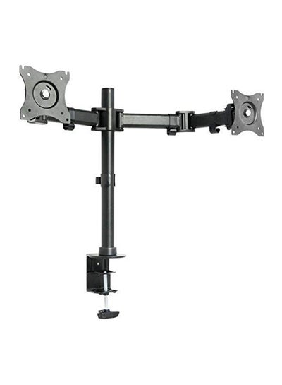 Buy Dual Monitor Desk Mount Black in UAE