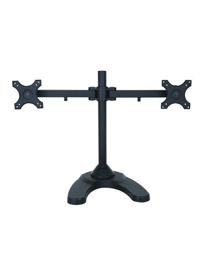 Buy Dual Monitor Desk Mount Black in UAE