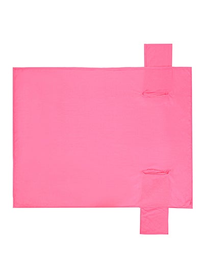 Buy Fleece Blanket With Sleeves fleece Pink in UAE