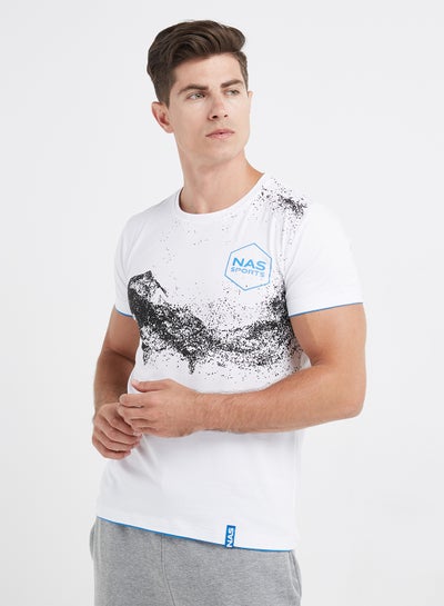 Buy Classic Graphic T-Shirt White in UAE