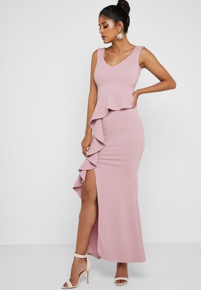 quiz peplum dress