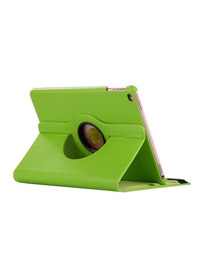 Buy 360 Degree Leather Smart Cover Case For 2018/2017 Apple Ipad 9.7 Inch Green in Saudi Arabia