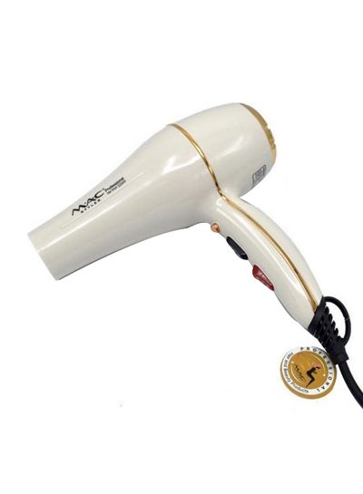 Buy Professional Hair Dryer Gold/White in Saudi Arabia