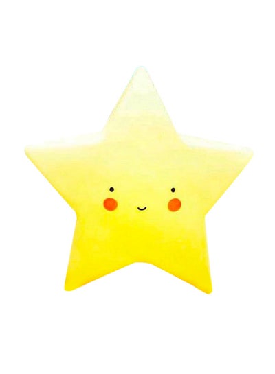 Buy Cute Star Shape Night Light Yellow 13.5 x 6cm in Saudi Arabia