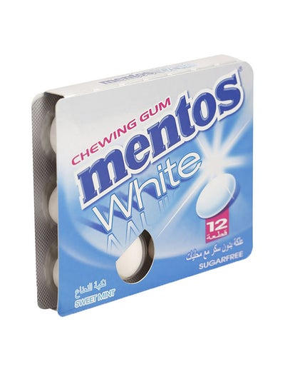 Chewing gum mentos white