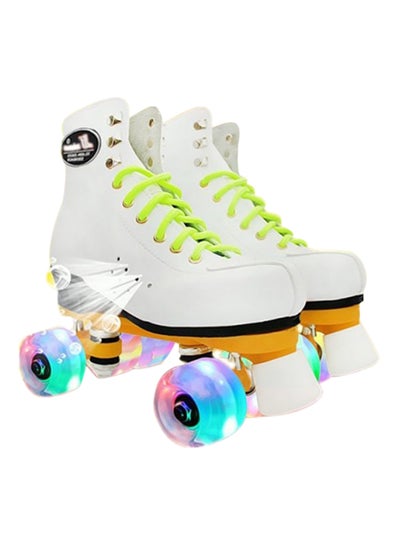 Buy Led Light Roller Skates With 4 Wheels in Saudi Arabia