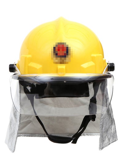 اشتري Fire Proof Fireman Safety Helmet أصفر في الامارات