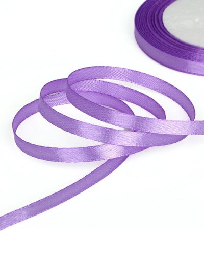 Buy Satin Ribbon Party Decoration Supplies Purple in Saudi Arabia