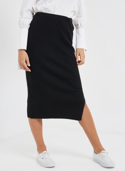 black fish cut skirt