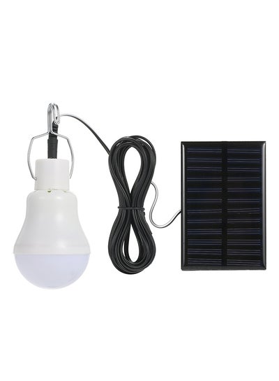 Buy Solar Powered Energy LED Light Bulb Black/White 12.8 X 7 X 6.5centimeter in UAE