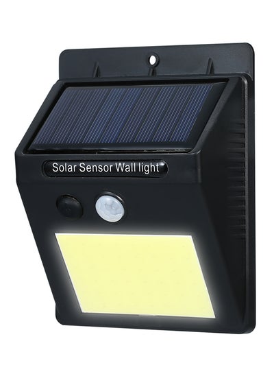 اشتري مصباح LED جداري يعمل بالطاقة الشمسية مزود بكاشف للحركة أسود/ أصفر 13X10X5Ø³Ù†ØªÙŠÙ…ØªØ± في الامارات
