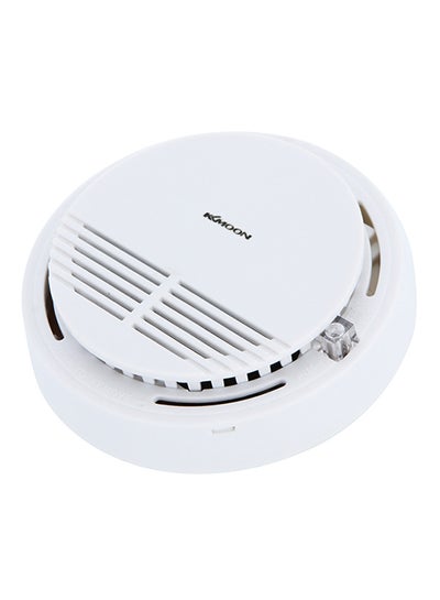 اشتري Fire Smoke Detector Sensor Security System For Home Kitchen أبيض في الامارات