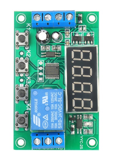 Buy Timer Control Switch Board Green 0.029kg in UAE