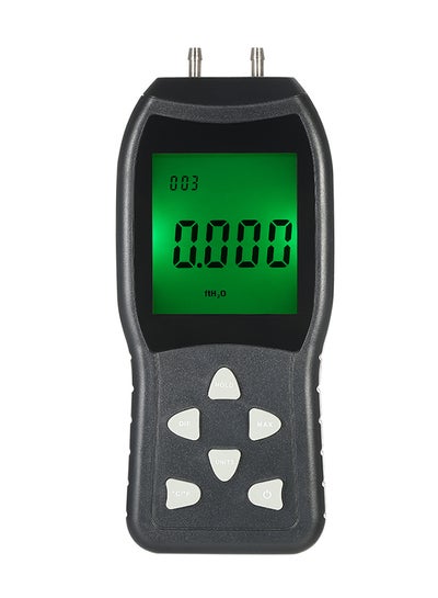 Buy Hand Held 12 Unit Digital Air Pressure Gauges Tester Black 0.245kg in UAE