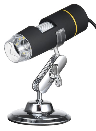 Buy USB Digital Microscope With Stand Black/Silver in Egypt
