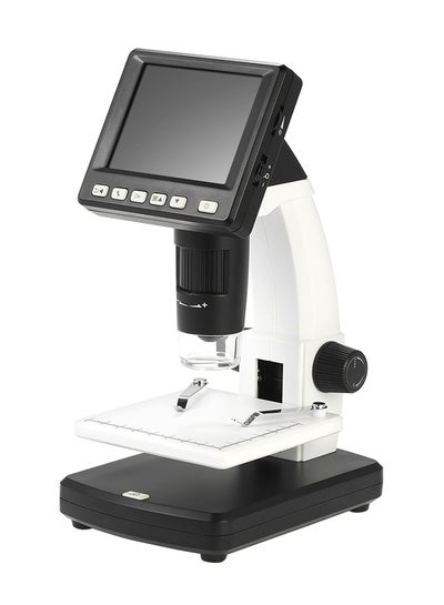 Buy Portable Stand Alone Desktop LCD Digital Microscope Black in Saudi Arabia