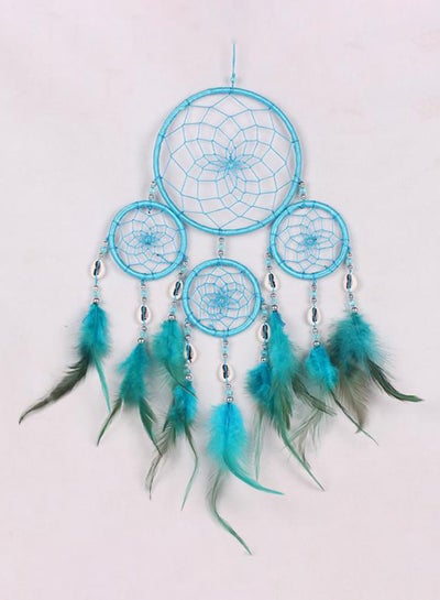 اشتري Circular Feather Dream Catcher أزرق 50 سنتيمتر في الامارات