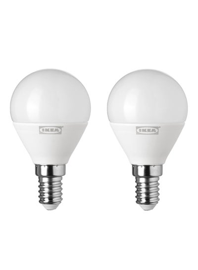 Buy LED Bulb Lumen Globe Opal - E14 400 White in UAE