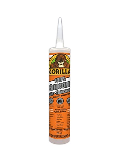 Buy Silicone Sealant Caulk Clear 295ml in UAE