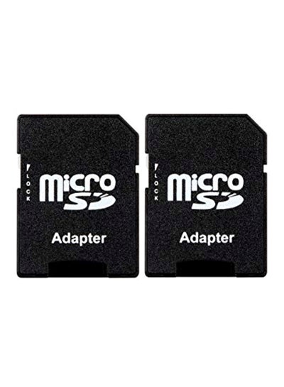 Buy 2-Piece Class 10 SDHC Flash Memory Card Black/White in UAE