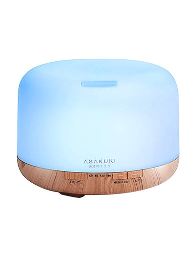 Buy 5-In-1 Ultrasonic Aromatherapy Fragrant Humidifier Blue 500ml in Saudi Arabia