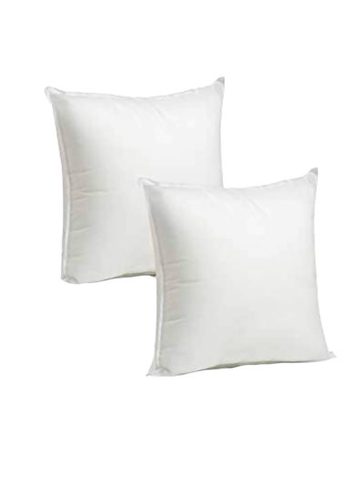اشتري 2-Piece Stuffer Pillow Insert أبيض 12x12 بوصة في الامارات