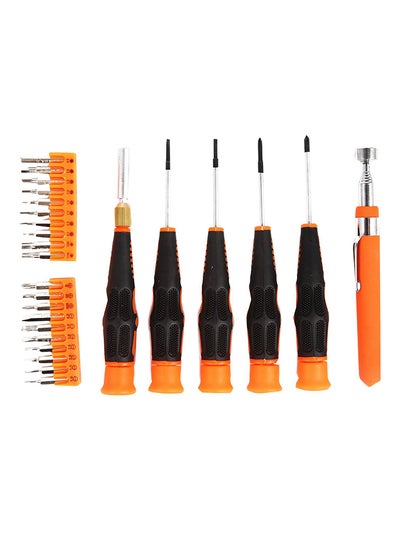 Buy 26-Piece Precision Screwdriver And Pickup Tools Set Orange/Black/Silver in Saudi Arabia