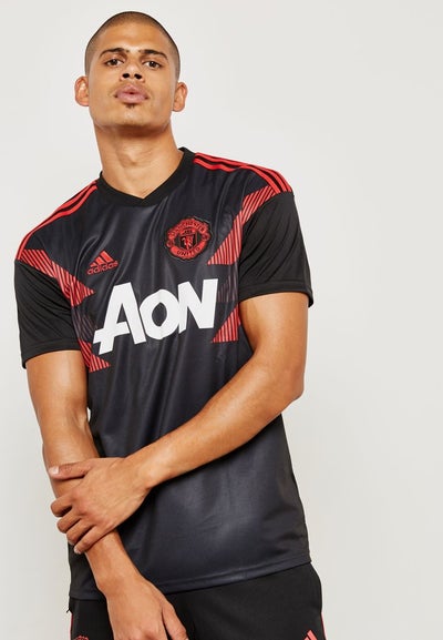 ADIDAS MANCHESTER UNITED 21/22 TEAMGEIST JERSEY (BLACK)