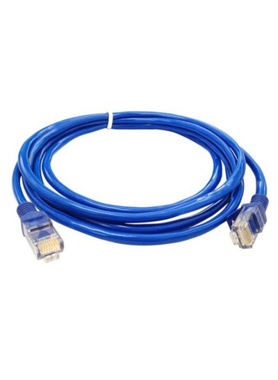 Buy Ethernet Internet LAN CAT5e Network Cable for Computer Modem Router Blue in Egypt
