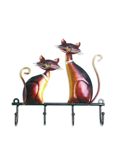 Buy Cat Wall Hanger Hook Multicolour in UAE