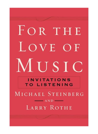 Buy For The Love Of Music paperback english - 24-Dec-2008 in UAE