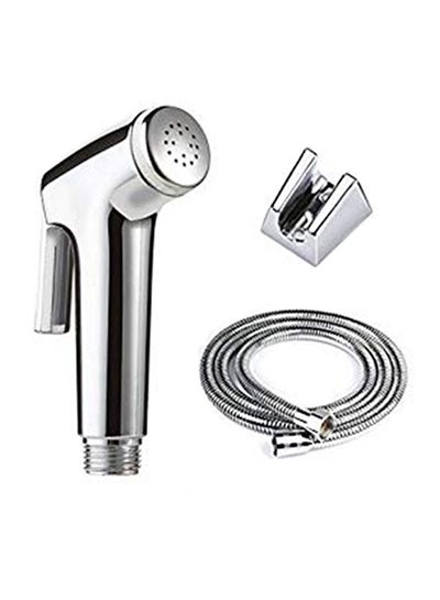 Buy Shower Hose Set Silver 120centimeter in UAE