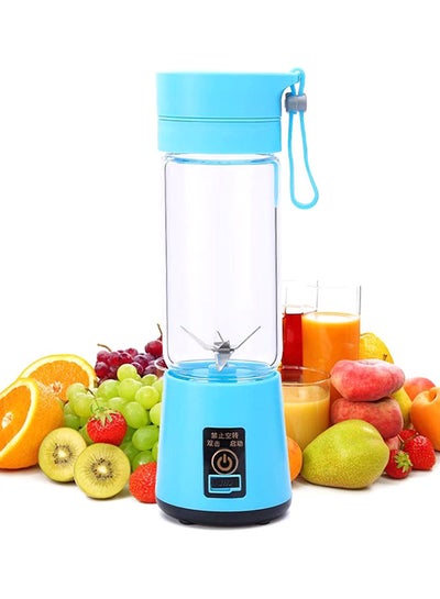 Buy Portable Mini Juicer Six Blades hq10 hq10 Blue in UAE