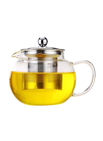 Buy Heat Resistant Teapot Transparent 15x5x1.1cm in UAE