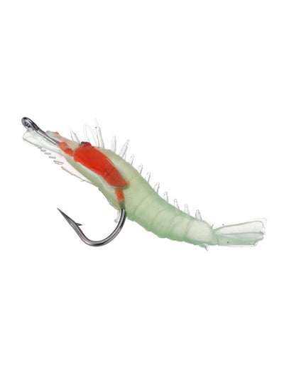 Buy 3-Piece Artificial Bionic Shrimp Prawn Fishing Lure With Hook Set 6cm in UAE