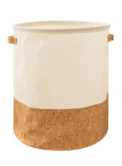 Buy Picnic Laundry Basket Beige/Brown in Saudi Arabia