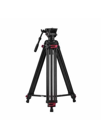 Buy 3-Section Tripod Stand Black/Red in Saudi Arabia