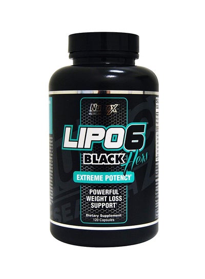 Buy Lipo6 Black Hers - 120 Capsules in UAE