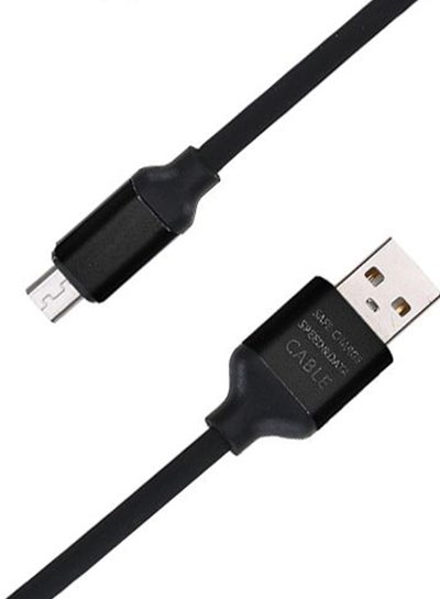 اشتري Micro USB Charging Data Cable For Huawei/Samsung/HTC أسود 1 متر في السعودية