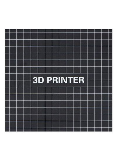 اشتري 3D Printing Build Surface Heatbed Platform Sticker Print Bed Tape Sheet for CR-10S 3D Printer Accessories أسود 400 x 400 ملليمتر في الامارات