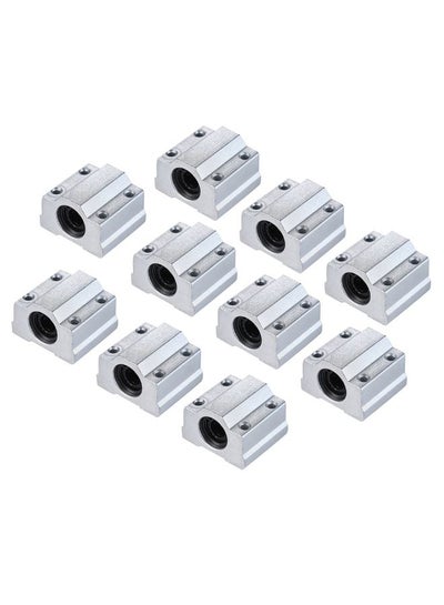 Buy 10-Piece 3D Printer Linear Motion Ball Bearing Block Silver in UAE