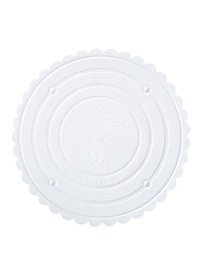 Buy Cake Separator Plate White 0.8x9x9inch in UAE