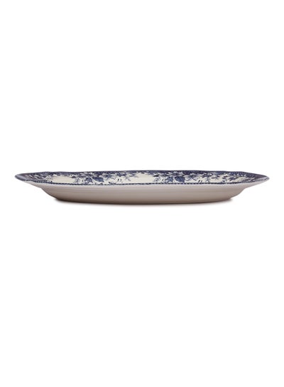 Buy Oval Platter Blue 36centimeter in UAE