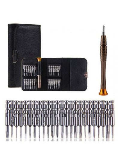 Buy 25-In-1 Torx Screwdriver Repair Tool Kit Black 118grams in Egypt